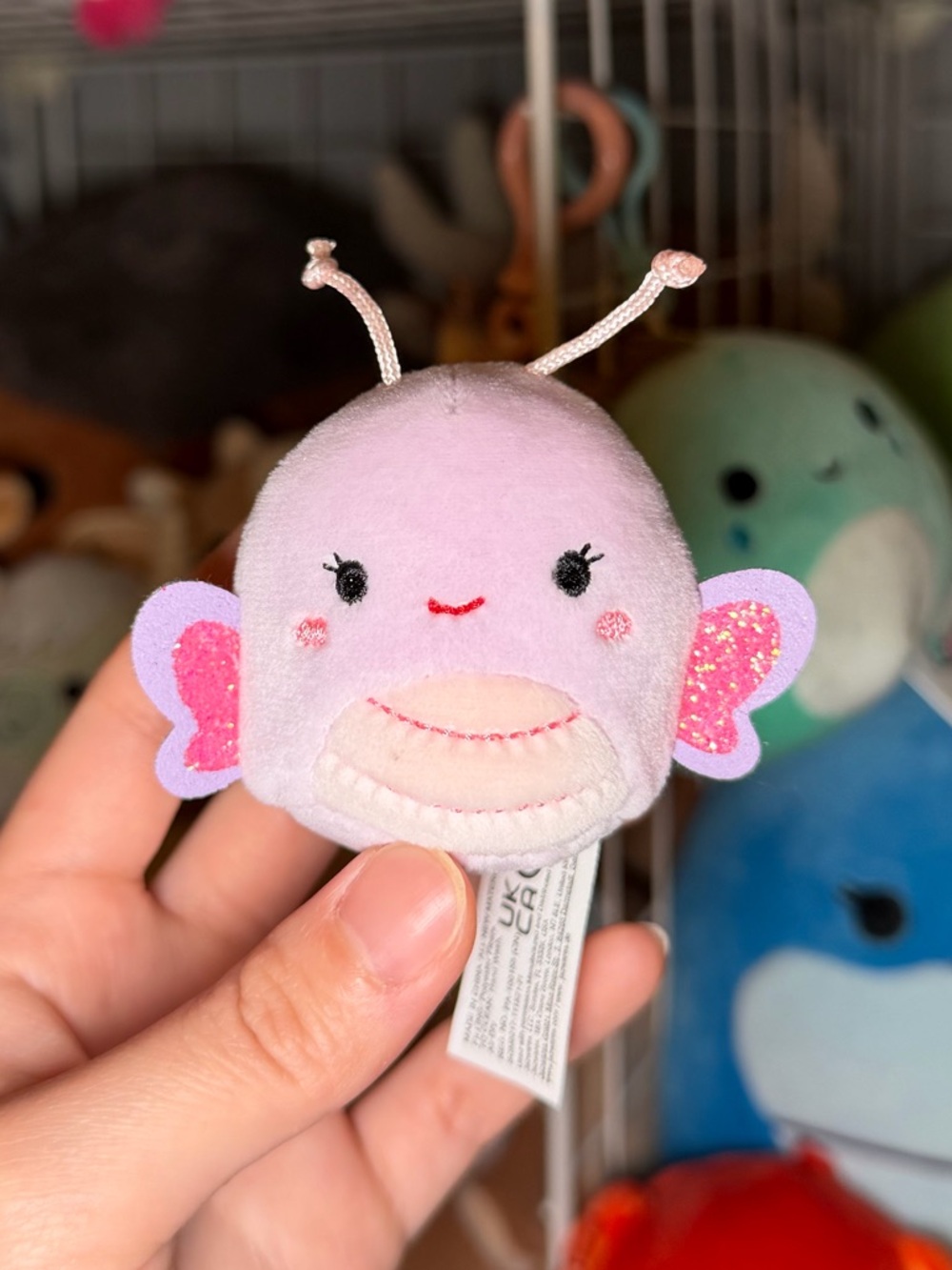 Squishmallows Squishville SV Brenda the Purple Butterfly 2" Stuffed Plush